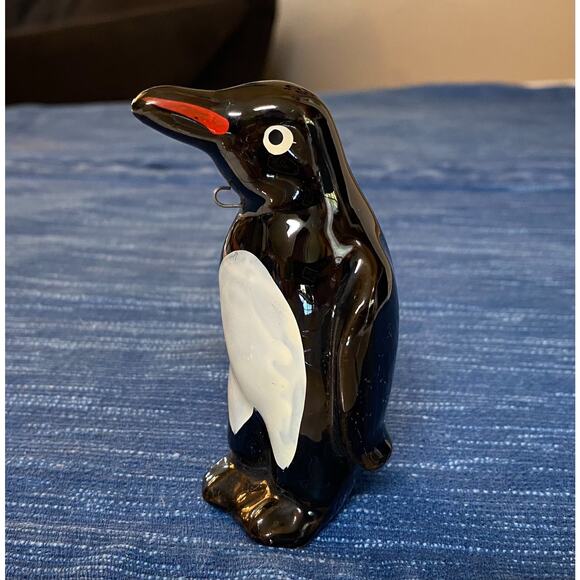 VTG Redware Pottery Penguin Family Standing Figure Japan Lot MCM 1950's 33B - Picture 5 of 10